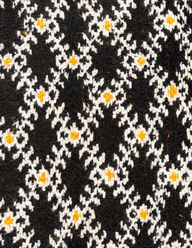 Detail image of 4' 7 x 8'  Hand Knotted Moroccan Oriental Wool Rug