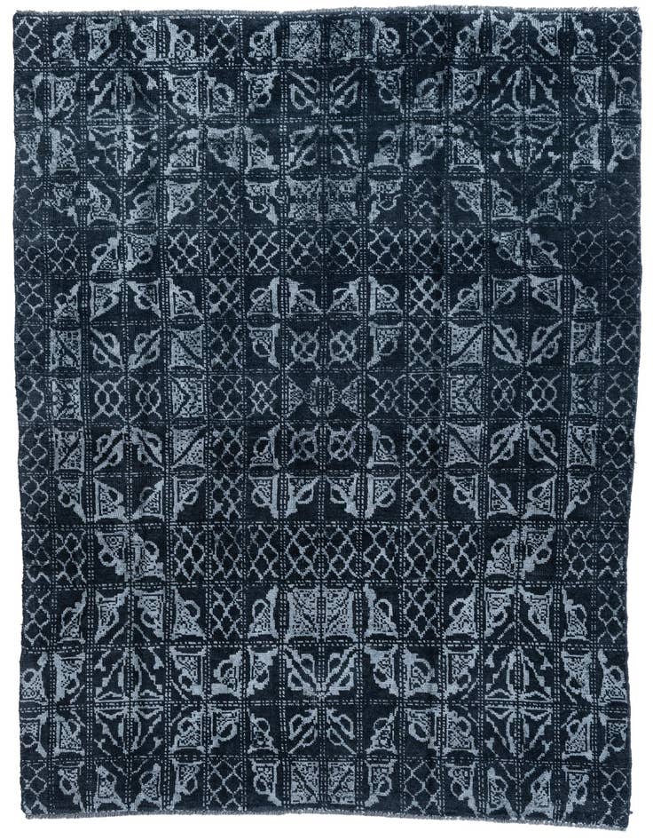 Detail image of 6' x 9' Hand Knotted Moroccan Rug