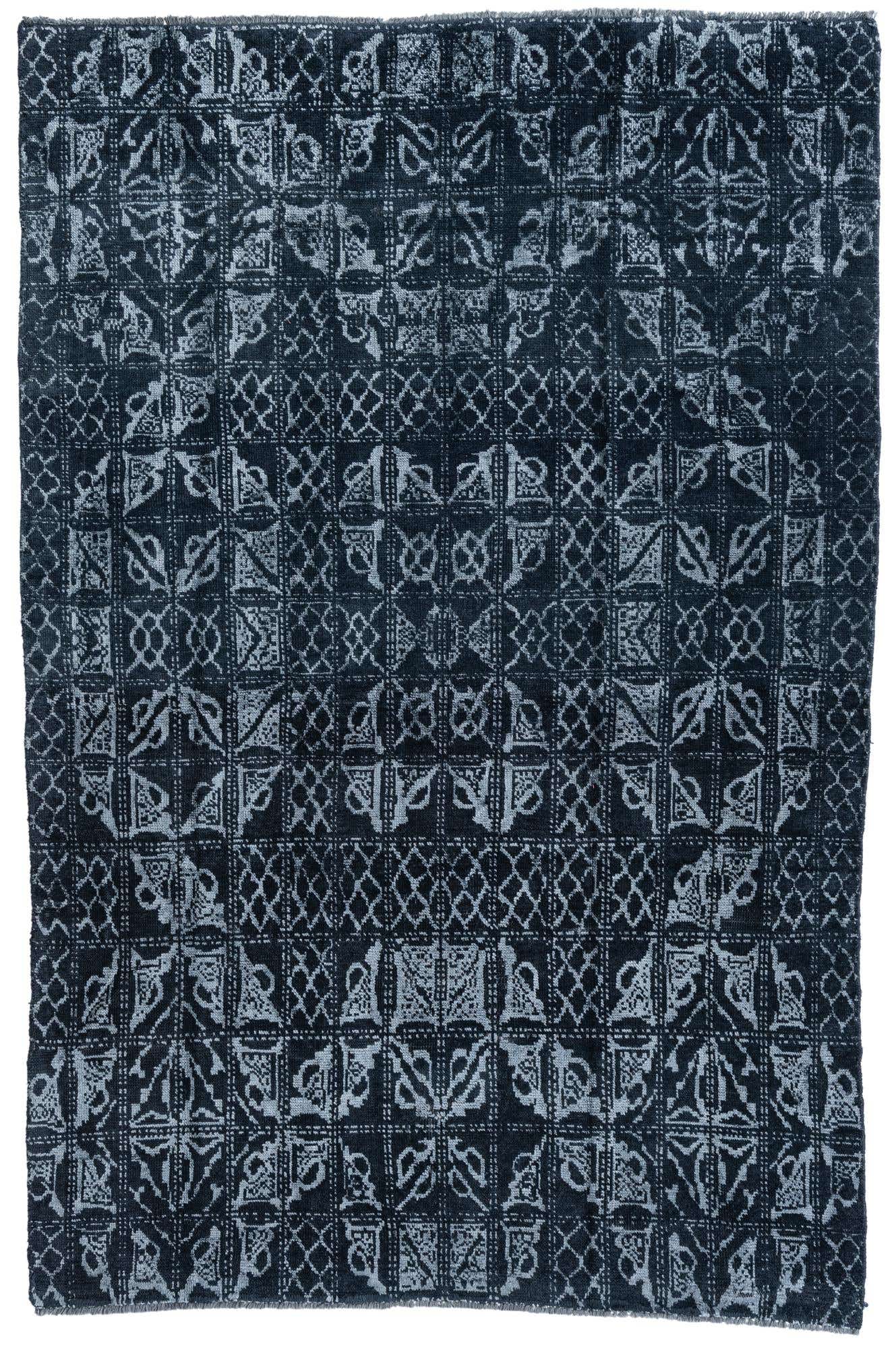 6' x 9' Hand Knotted Moroccan Rug