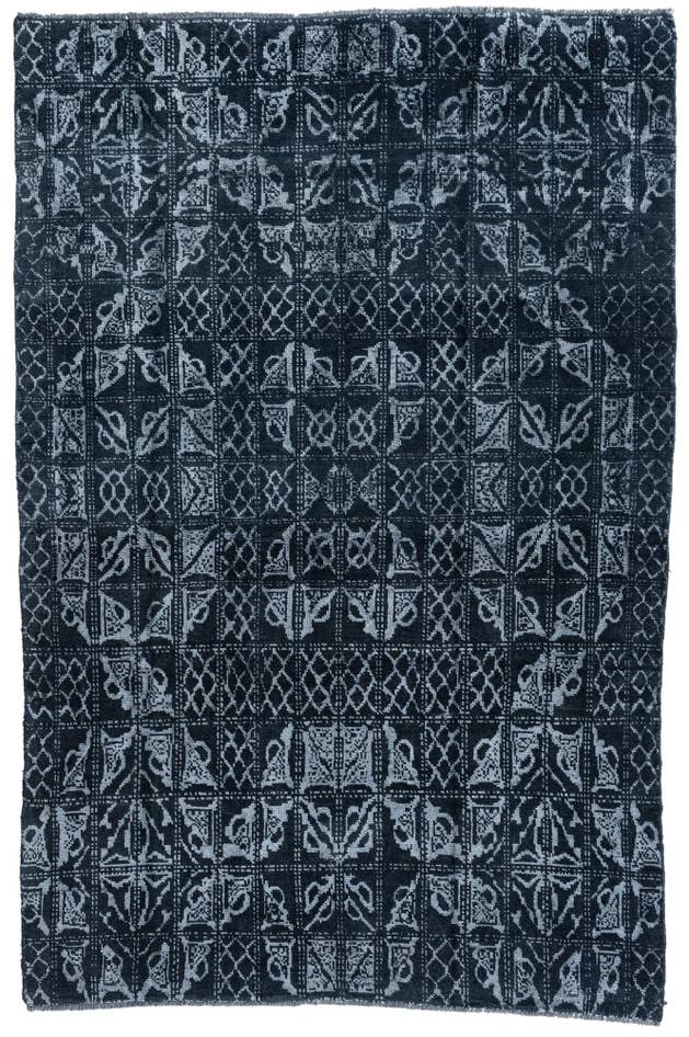 Detail image of 6' x 9' Hand Knotted Moroccan Rug