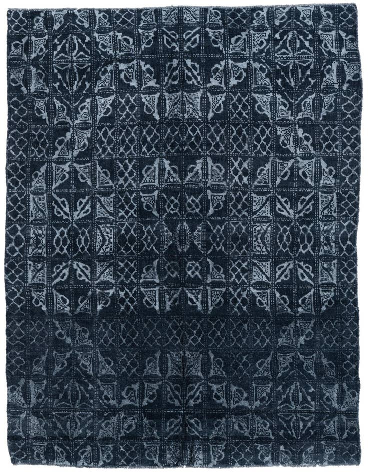 Detail image of 5' 10 x 8' 10 Hand Knotted Moroccan Rug