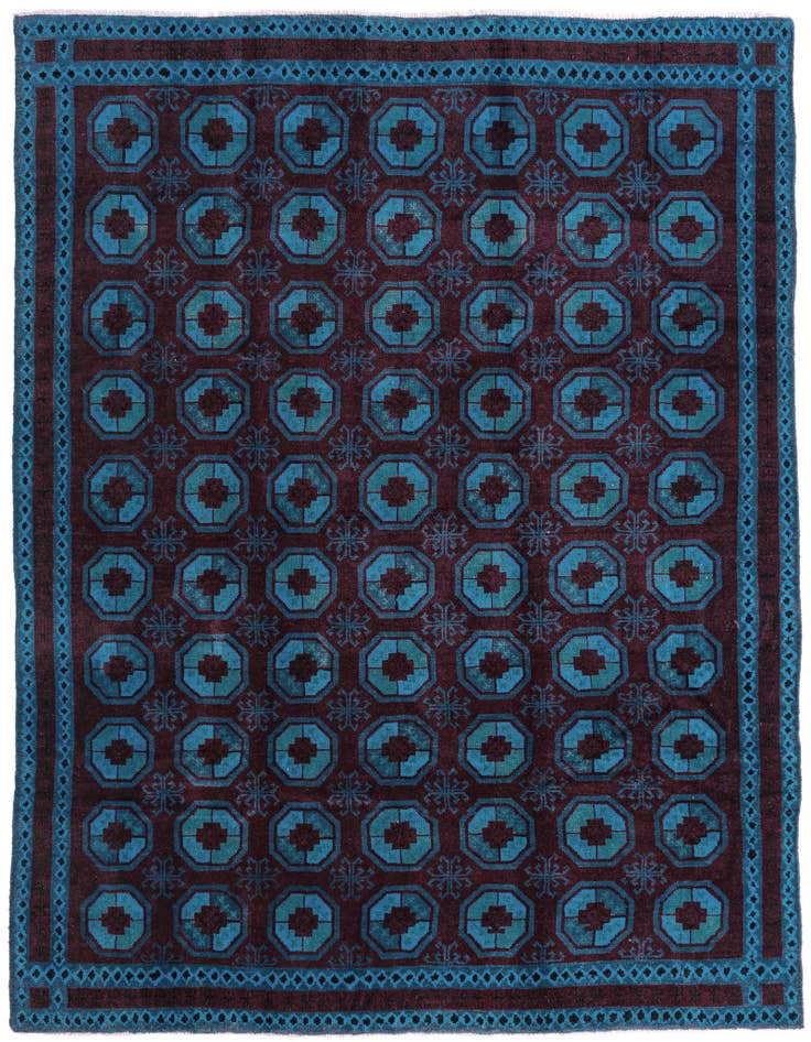 Detail image of 8' 2 x 10' 1 Hand Knotted Moroccan Wool Rug