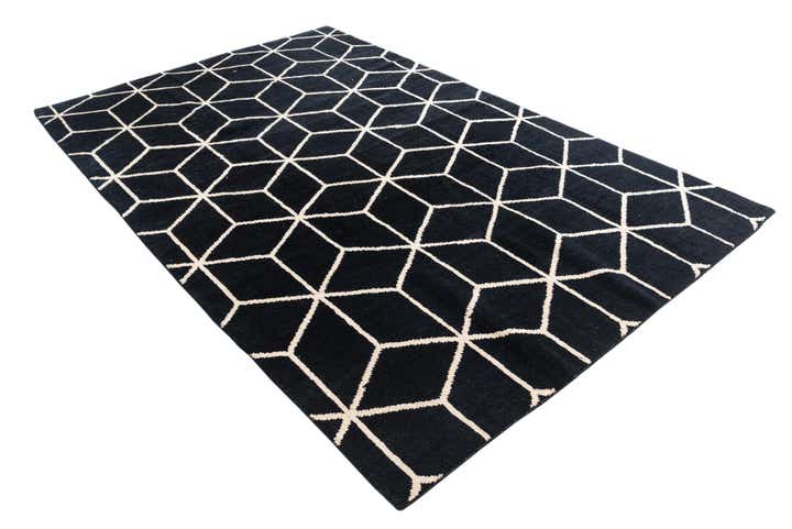 6' 8 x 10' 4 Hand Knotted Moroccan Wool Rug