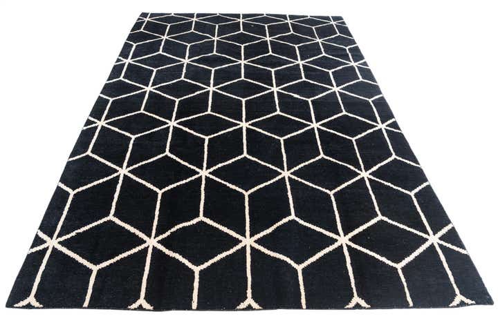 6' 8 x 10' 4 Hand Knotted Moroccan Wool Rug