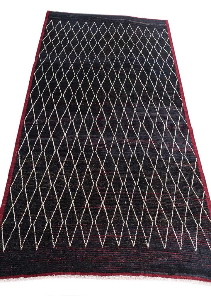 8' 7 x 10' 3 Hand Knotted Moroccan Wool Rug