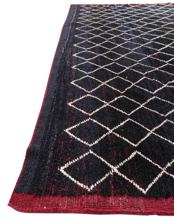 Detail image of 8' 7 x 10' 3  Hand Knotted Moroccan Wool Rug