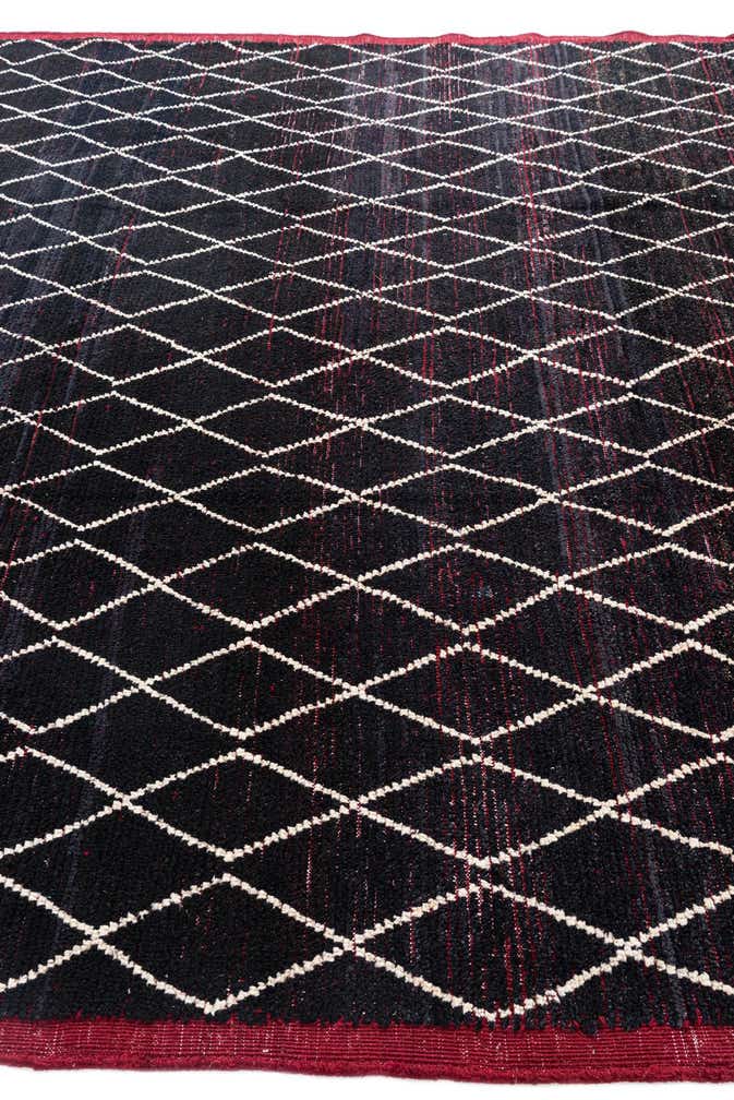 8' 7 x 10' 3 Hand Knotted Moroccan Wool Rug