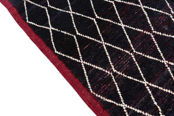 8' 7 x 10' 3 Hand Knotted Moroccan Wool Rug