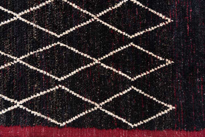 8' 7 x 10' 3 Hand Knotted Moroccan Wool Rug