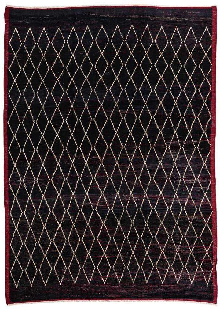 8' 7 x 10' 3 Hand Knotted Moroccan Wool Rug