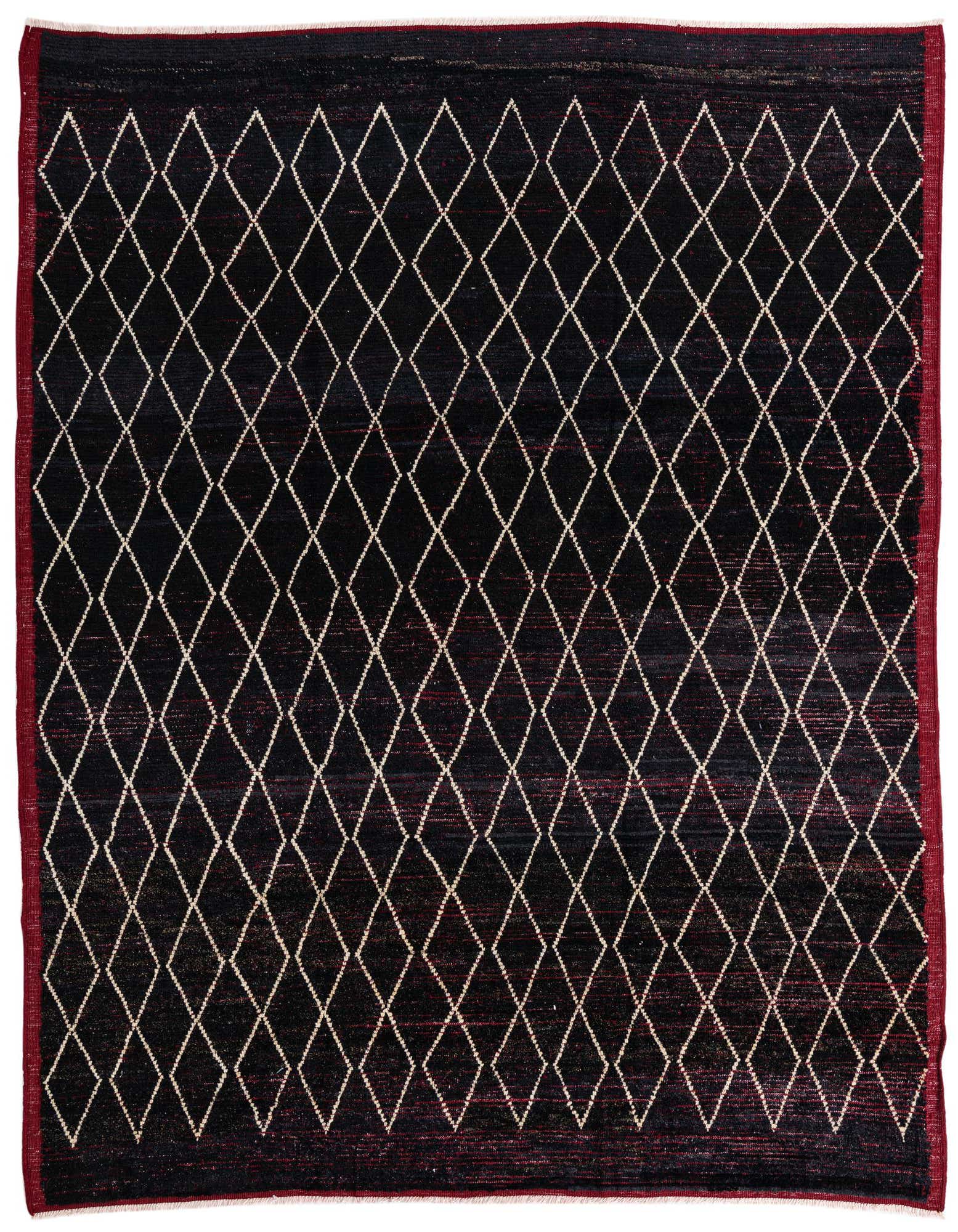 8' 7 x 10' 3 Hand Knotted Moroccan Wool Rug