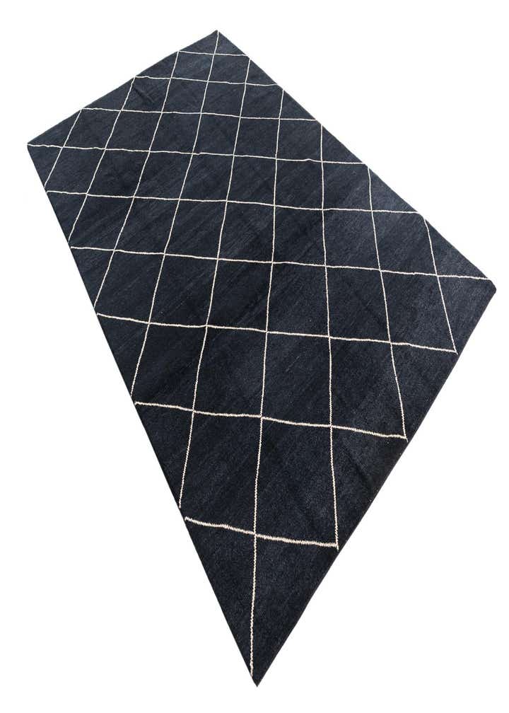 6' 8 x 10' Hand Knotted Moroccan Wool Rug