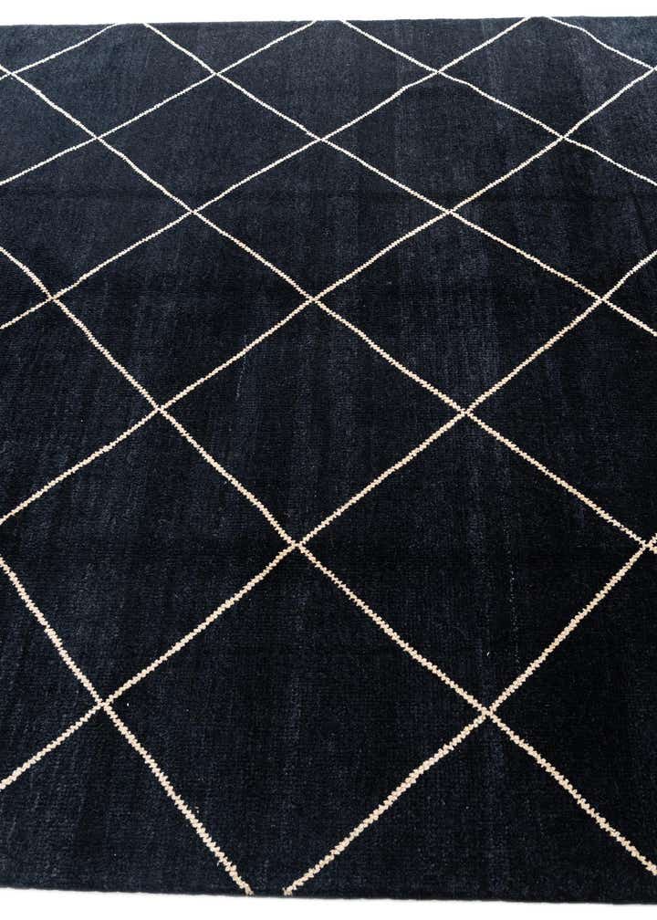 6' 8 x 10' Hand Knotted Moroccan Wool Rug