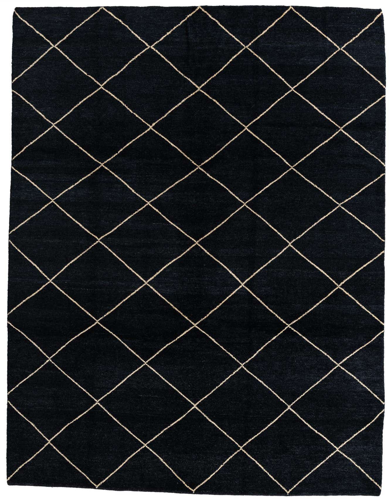 6' 8 x 10' Hand Knotted Moroccan Wool Rug