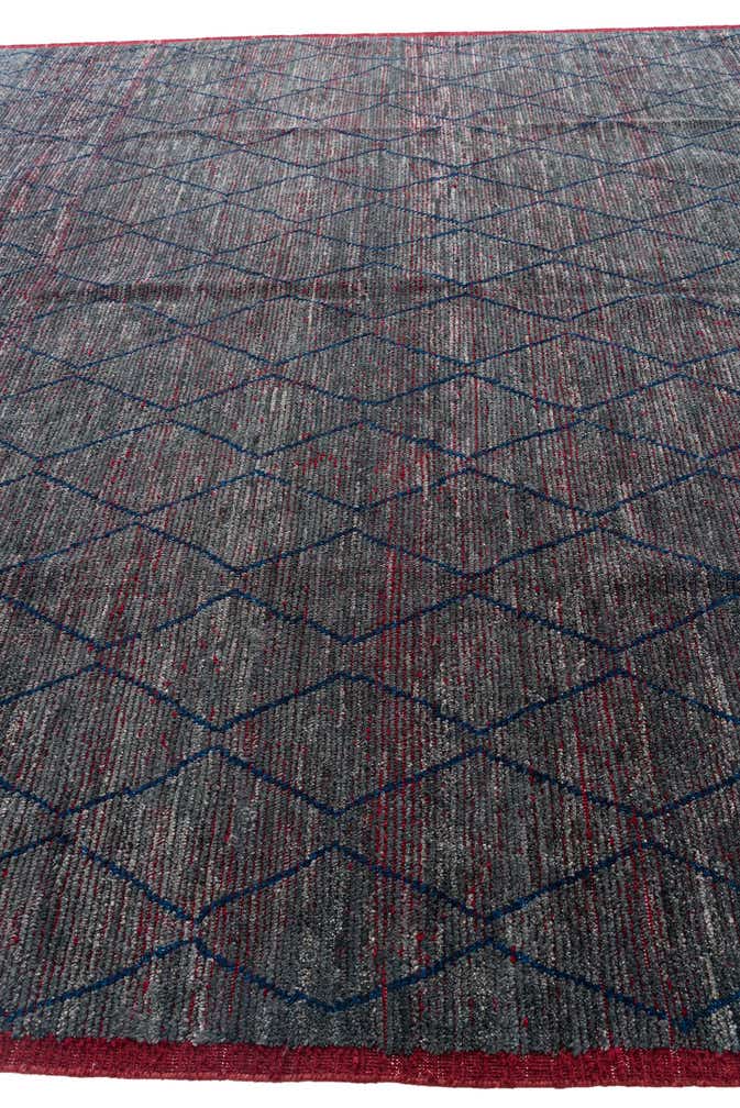 10' 4 x 14' 4 Hand Knotted Moroccan Wool Rug