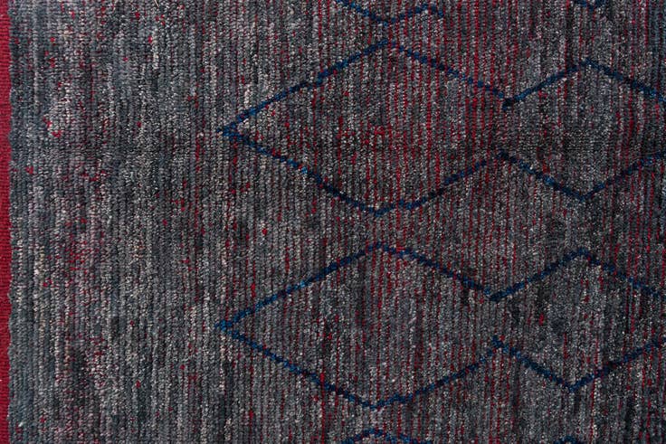 Detail image of 10' 4 x 14' 4 Hand Knotted Moroccan Wool Rug