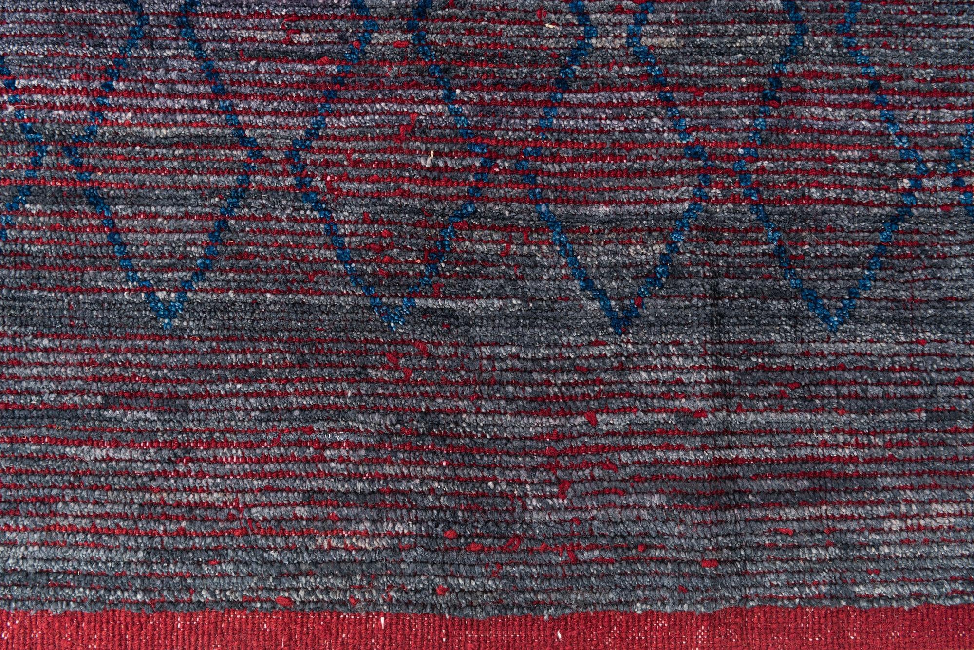 8' 5 x 10' 6 Hand Knotted Moroccan Wool Rug