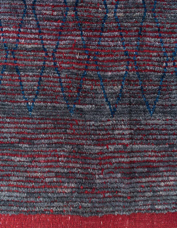 Detail image of 8' 5 x 10' 6  Hand Knotted Moroccan Wool Rug