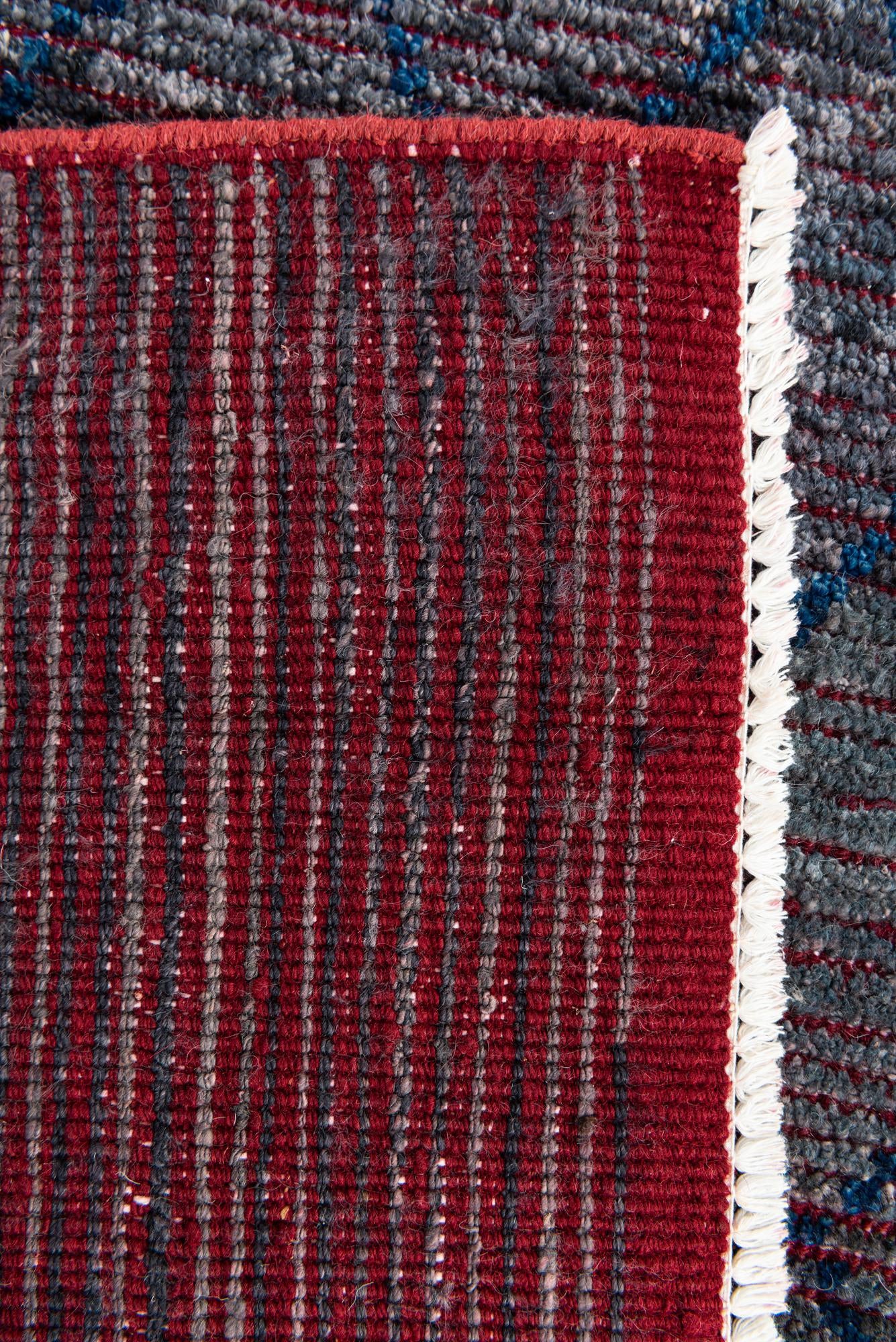 8' 5 x 10' 6 Hand Knotted Moroccan Wool Rug