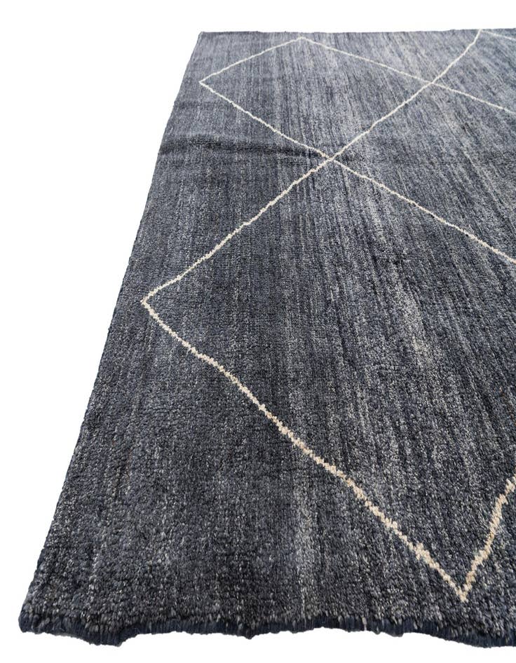 Detail image of 5' 9 x 8'  Hand Knotted Moroccan Wool Rug