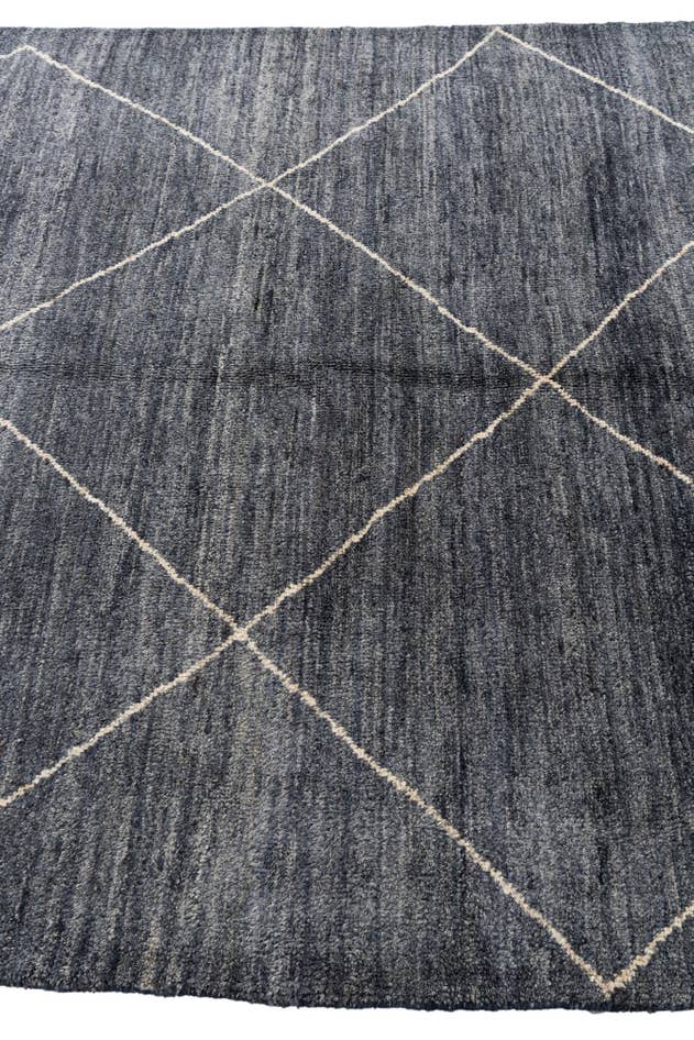 Detail image of 5' 9 x 8' Hand Knotted Moroccan Wool Rug