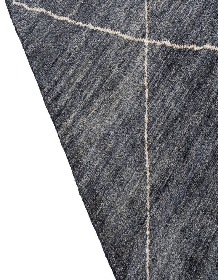 Detail image of 5' 9 x 8'  Hand Knotted Moroccan Wool Rug