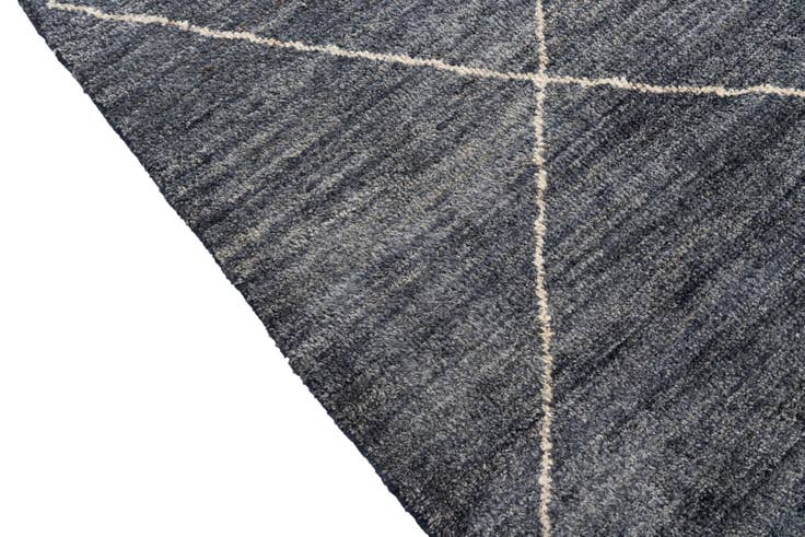 Detail image of 5' 9 x 8' Hand Knotted Moroccan Wool Rug