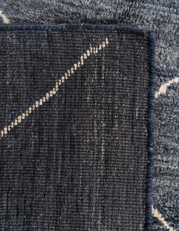 Detail image of 5' 9 x 8'  Hand Knotted Moroccan Wool Rug