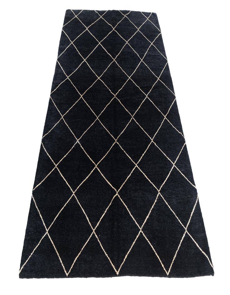 Detail image of 5' 7 x 8' 4  Hand Knotted Moroccan Wool Rug