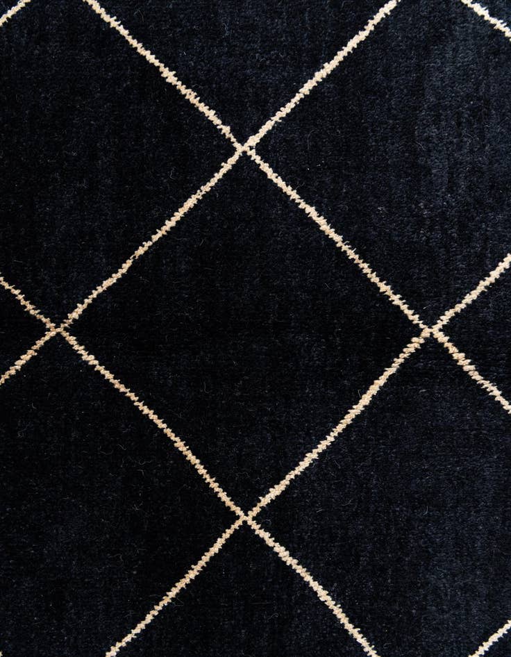 Detail image of 5' 7 x 8' 4  Hand Knotted Moroccan Wool Rug