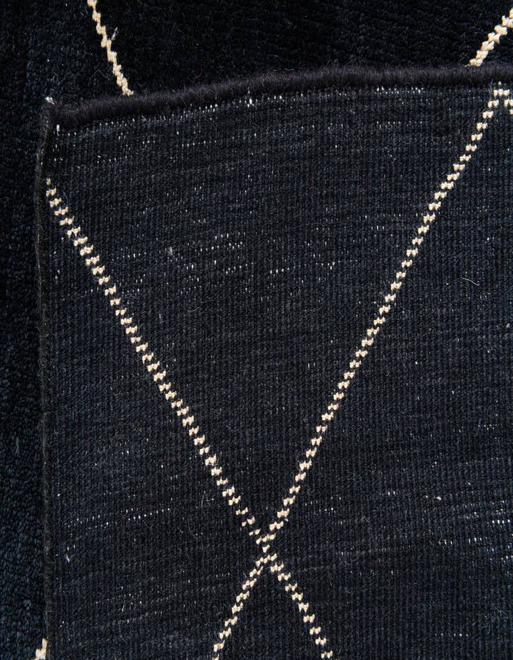 Detail image of 5' 7 x 8' 3  Hand Knotted Moroccan Wool Rug