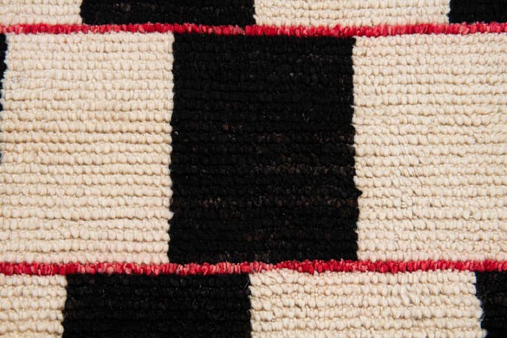 Detail image of 5' 2 x 8' Hand Knotted Moroccan Wool Rug