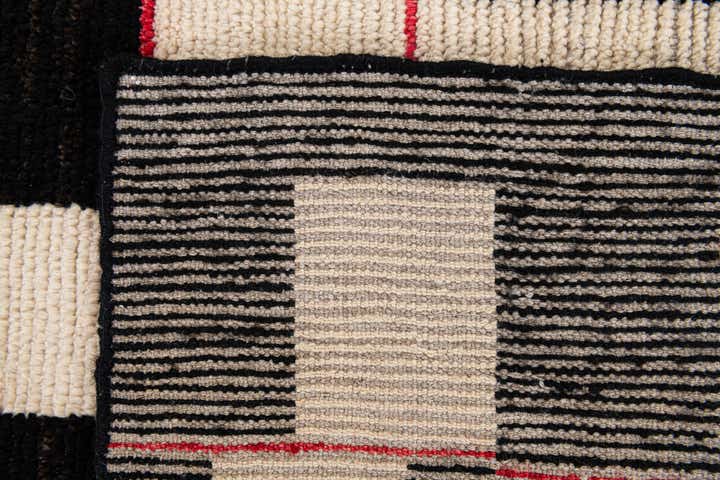 5' 2 x 8' Hand Knotted Moroccan Wool Rug