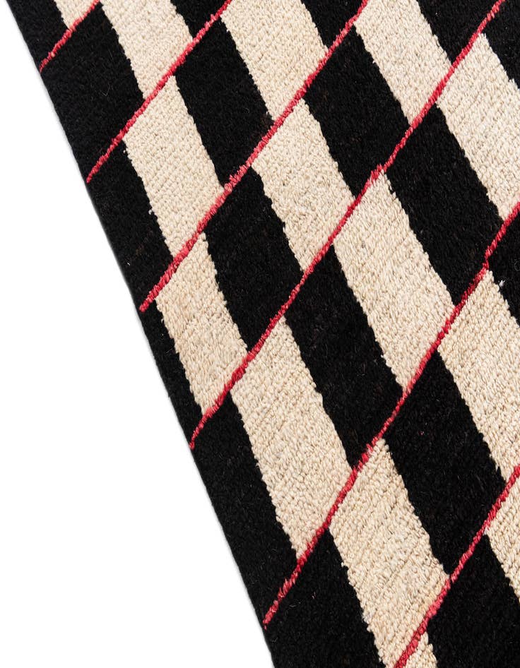 Detail image of 5' 4 x 8'  Hand Knotted Moroccan Wool Rug