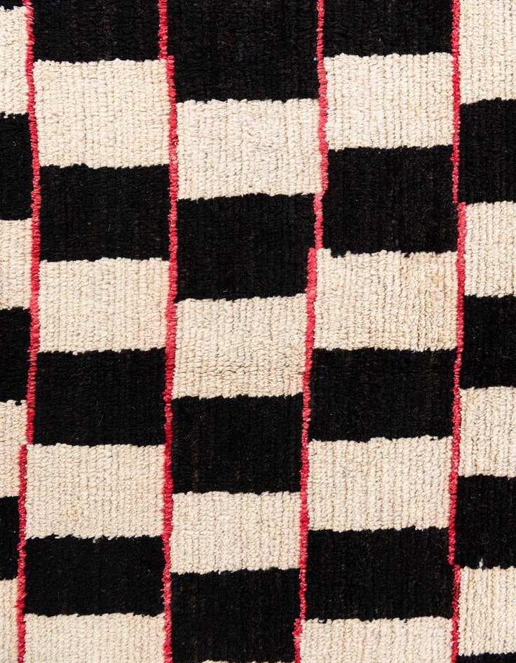 Detail image of 5' 4 x 8'  Hand Knotted Moroccan Wool Rug