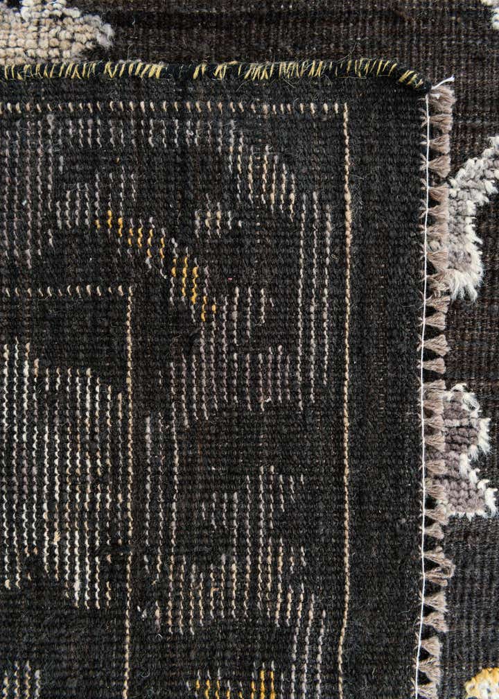8' x 10' 3 Hand Knotted Moroccan Wool Rug