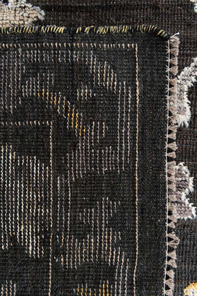 8' x 10' 3 Hand Knotted Moroccan Wool Rug