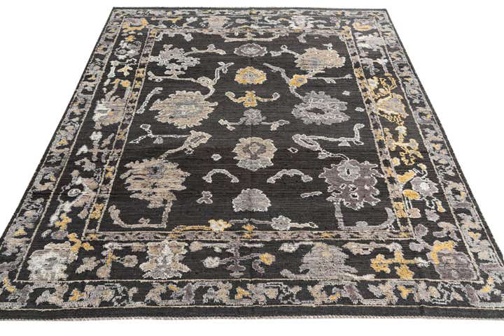 8' x 10' 3 Hand Knotted Moroccan Wool Rug