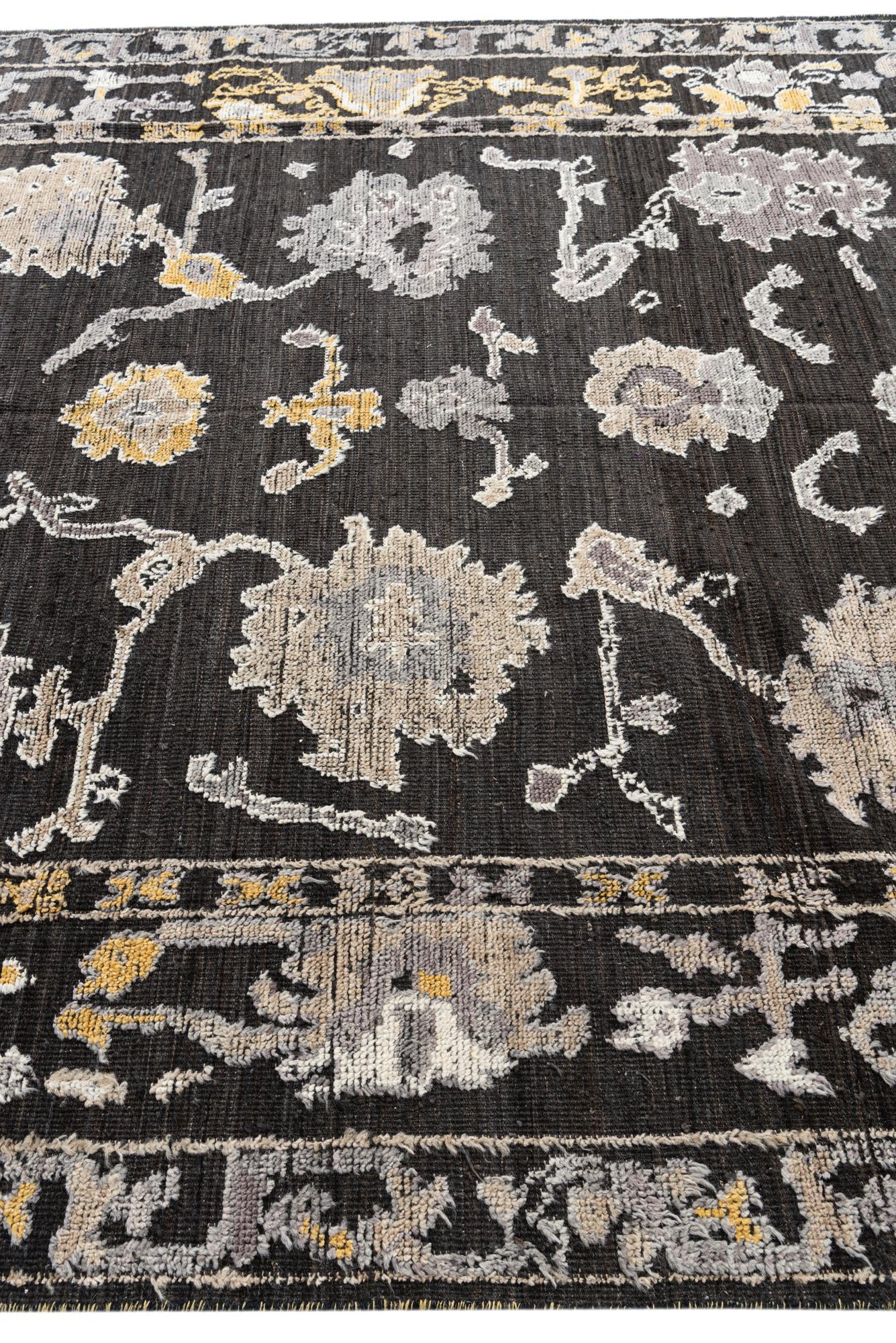 8' x 10' 3 Hand Knotted Moroccan Wool Rug