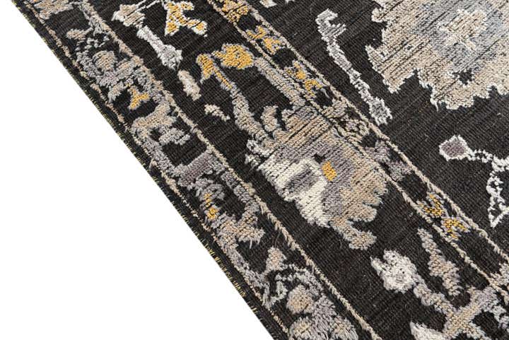 8' x 10' 3 Hand Knotted Moroccan Wool Rug