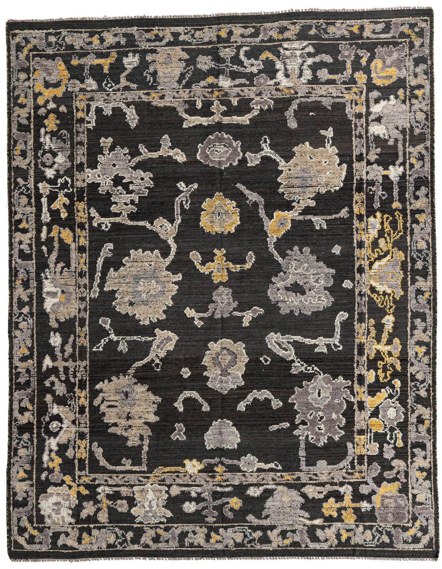 8' x 10' 3 Hand Knotted Moroccan Wool Rug