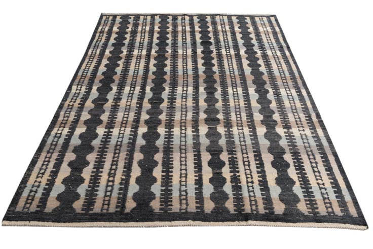 Detail image of 7' 9 x 10' 6 Hand Knotted Moroccan Wool Rug