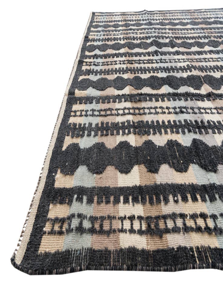 Detail image of 7' 9 x 10' 6 Hand Knotted Moroccan Wool Rug