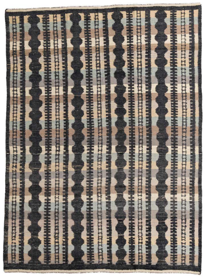 7' 9 x 10' 6 Hand Knotted Moroccan Wool Rug