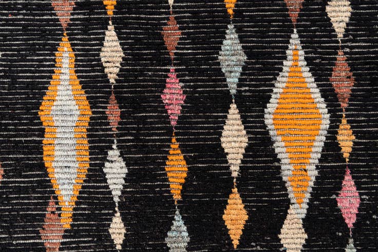 Detail image of 4' 9 x 6' 8 Hand Knotted Moroccan Wool Rug