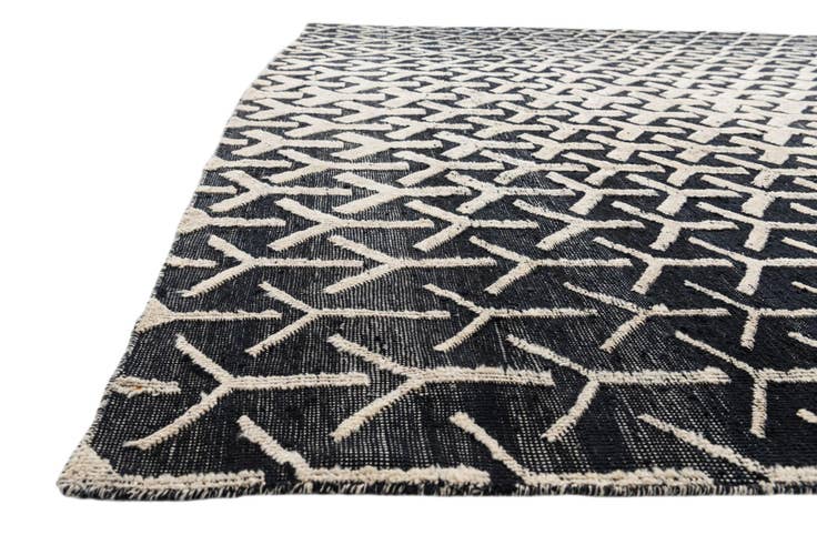Detail image of 9' 1 x 11' 10 Hand Knotted Moroccan Wool Rug