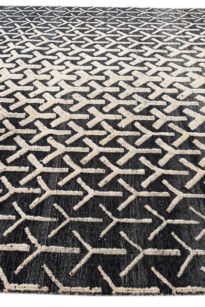 9' 1 x 11' 10 Hand Knotted Moroccan Wool Rug