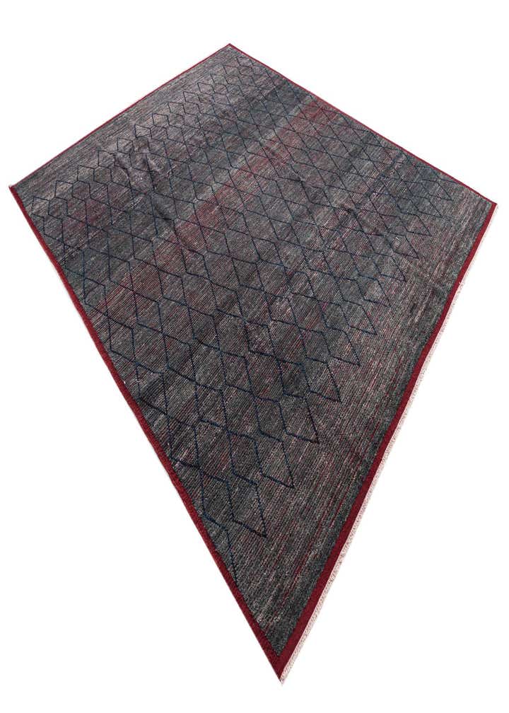 9' 6 x 11' 6 Hand Knotted Moroccan Wool Rug