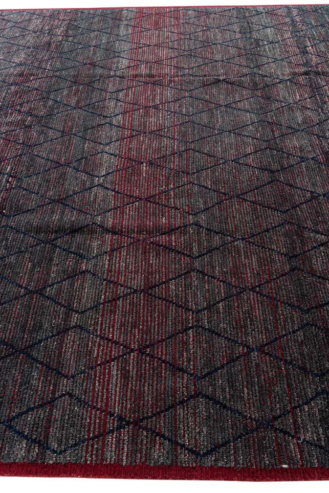 9' 6 x 11' 6 Hand Knotted Moroccan Wool Rug