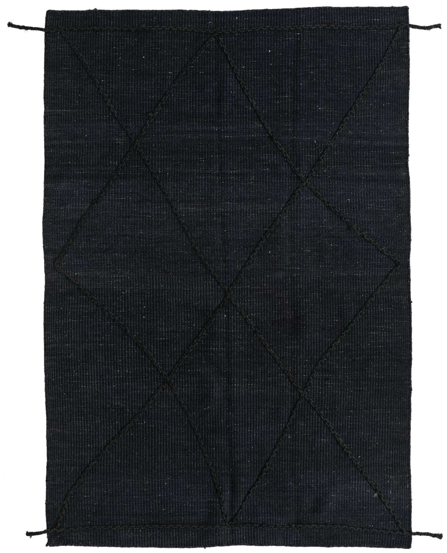 5' 5 x 8' Hand Knotted Moroccan Wool Rug